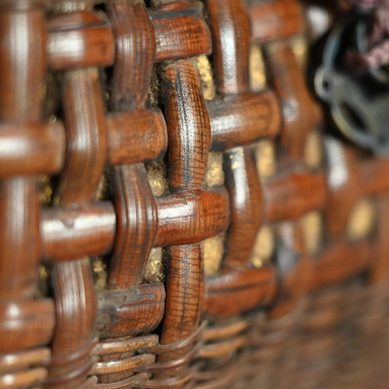 Breathtaking Antique Japanese Tea Set Basket