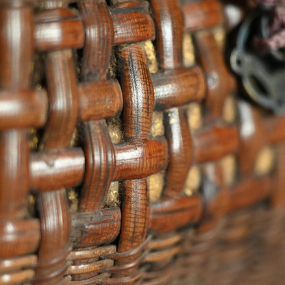 Breathtaking Antique Japanese Tea Set Basket