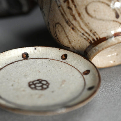 Set of 10 Small Edo period Lidded Kaiseki Bowls