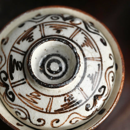 Set of 10 Small Edo period Lidded Kaiseki Bowls