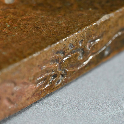 Antique Japanese Ceramic Tile for Maccha Tea Ceremony