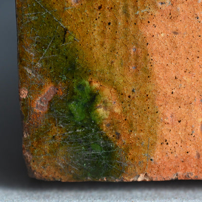 Antique Japanese Ceramic Tile for Maccha Tea Ceremony