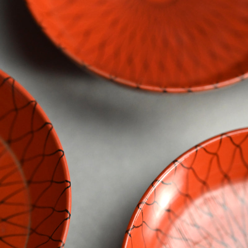 Set 10 19th century Lacquer Amime Plates