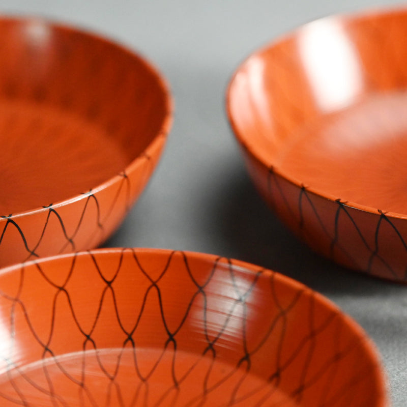 Set 10 19th century Lacquer Amime Plates