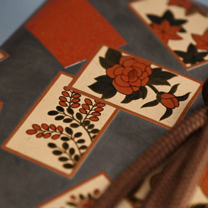 アンティーク漆箱、花札デザイン ー 入山白翁「花札蒔絵手筥」