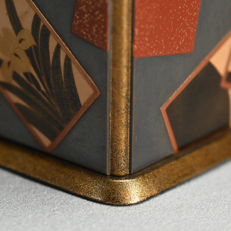 アンティーク漆箱、花札デザイン ー 入山白翁「花札蒔絵手筥」