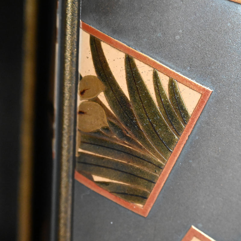 アンティーク漆箱、花札デザイン ー 入山白翁「花札蒔絵手筥」