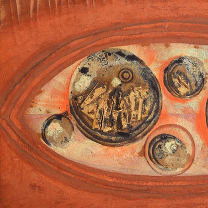 Mid-century Surrealist Eye Series Painting ー三上 誠