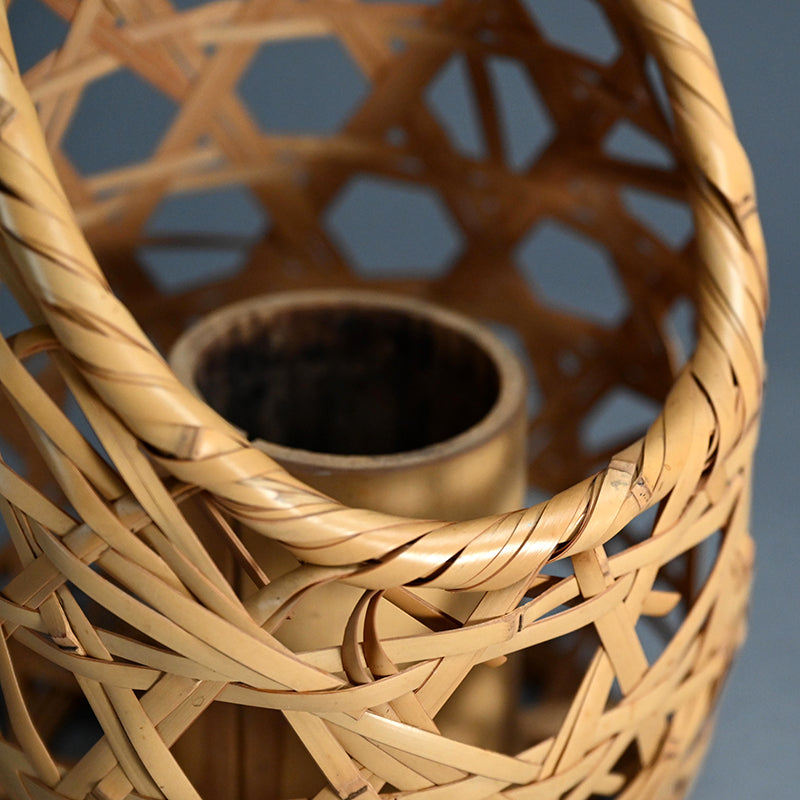 Bamboo Art Basket named Nagisa ー五代 早川 尚古齋 “渚”