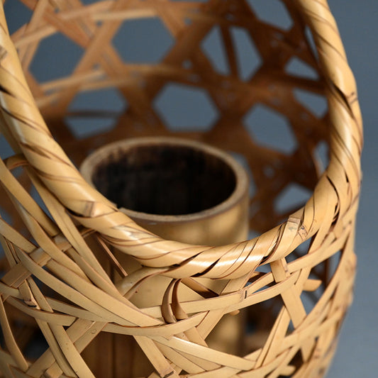 Bamboo Art Basket named Nagisa ー五代 早川 尚古齋 “渚”