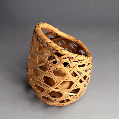 Bamboo Art Basket named Nagisa ー五代 早川 尚古齋 “渚”