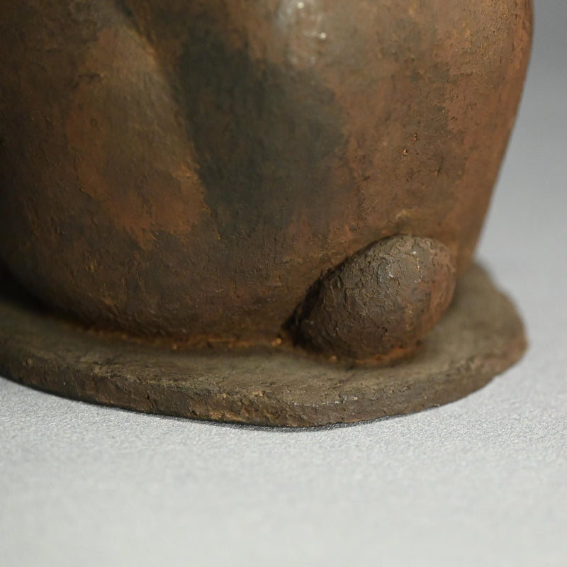 Exhibited Dry Lacquer Rabbit Sculpture, 1947 ー関 長造 “兎”
