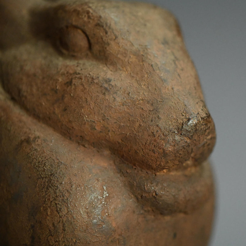 Exhibited Dry Lacquer Rabbit Sculpture, 1947 ー関 長造 “兎”