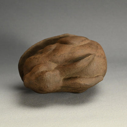 Exhibited Dry Lacquer Rabbit Sculpture, 1947 ー関 長造 “兎”