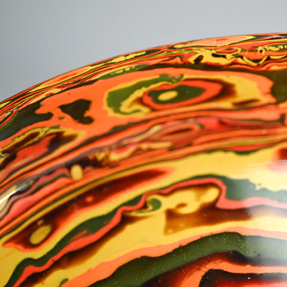 Exquisite Japanese Tsuishu Layered Lacquer Sweets Dish