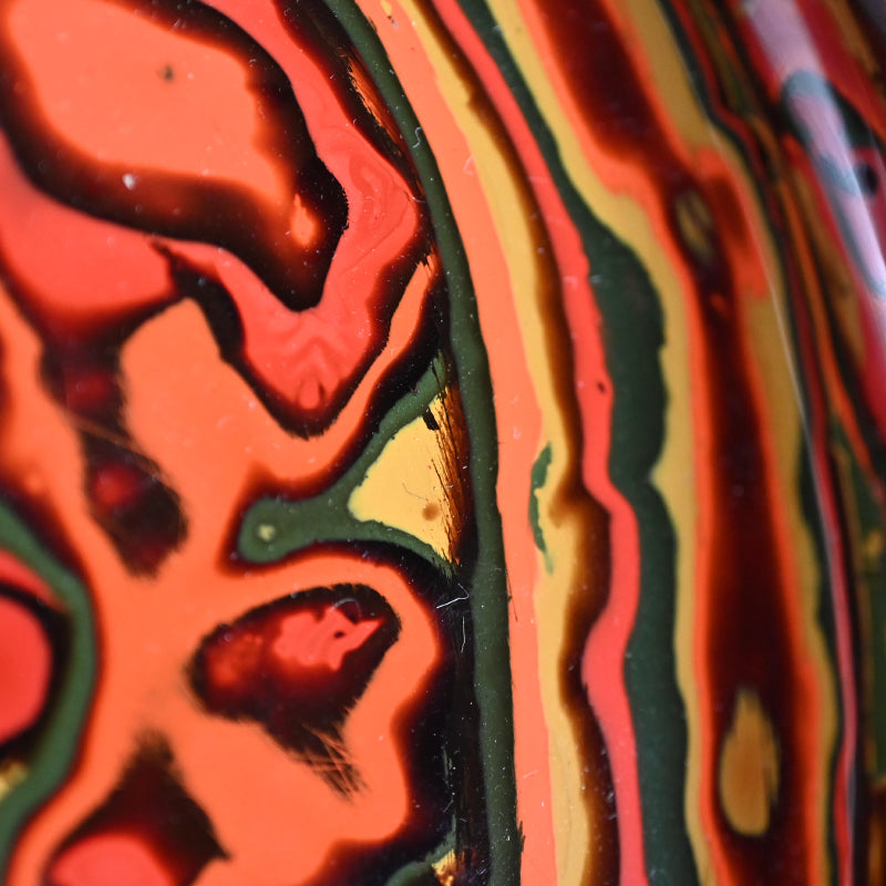 Exquisite Japanese Tsuishu Layered Lacquer Sweets Dish