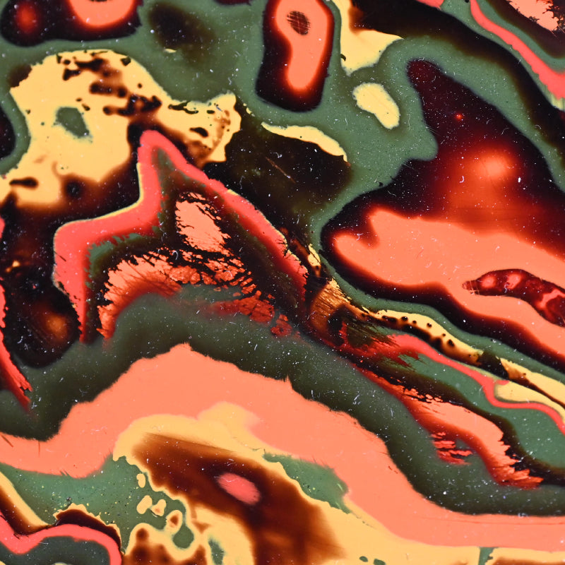 Exquisite Japanese Tsuishu Layered Lacquer Sweets Dish