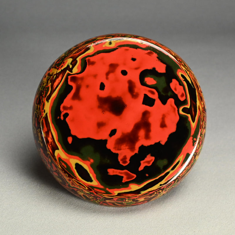 Exquisite Japanese Tsuishu Layered Lacquer Sweets Dish