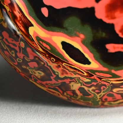 Exquisite Japanese Tsuishu Layered Lacquer Sweets Dish