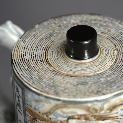 Richly Decorated Suichu Ewer ー宮川 (真葛) 香山