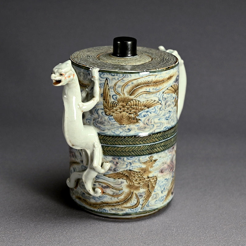 Richly Decorated Suichu Ewer ー宮川 (真葛) 香山