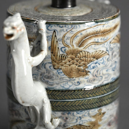 Richly Decorated Suichu Ewer ー宮川 (真葛) 香山