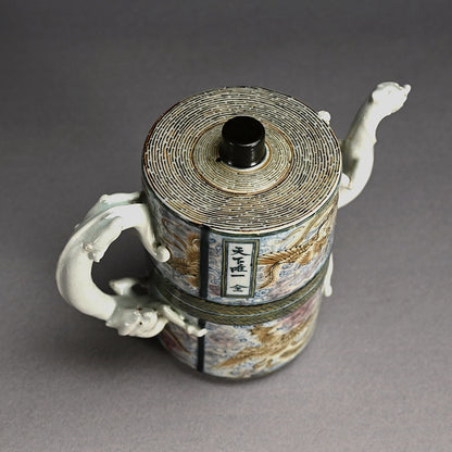 Richly Decorated Suichu Ewer ー宮川 (真葛) 香山