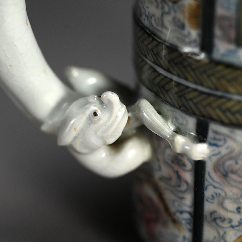 Richly Decorated Suichu Ewer ー宮川 (真葛) 香山