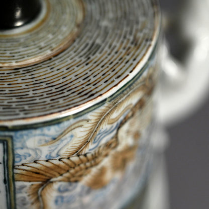 Richly Decorated Suichu Ewer ー宮川 (真葛) 香山