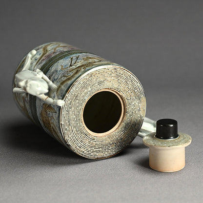 Richly Decorated Suichu Ewer ー宮川 (真葛) 香山