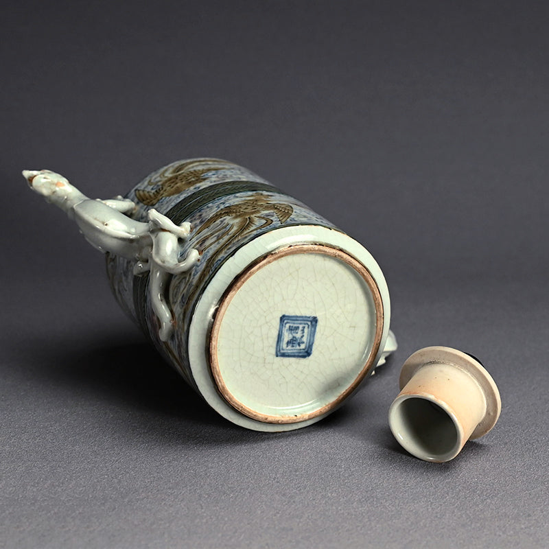 Richly Decorated Suichu Ewer ー宮川 (真葛) 香山