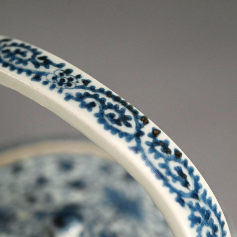 Antique Japanese Koimari Porcelain Choshi Sake Pot