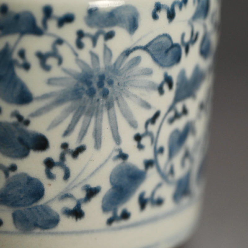 Antique Japanese Koimari Porcelain Choshi Sake Pot