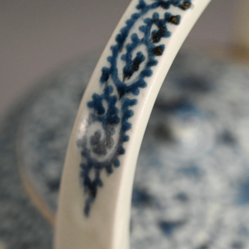 Antique Japanese Koimari Porcelain Choshi Sake Pot