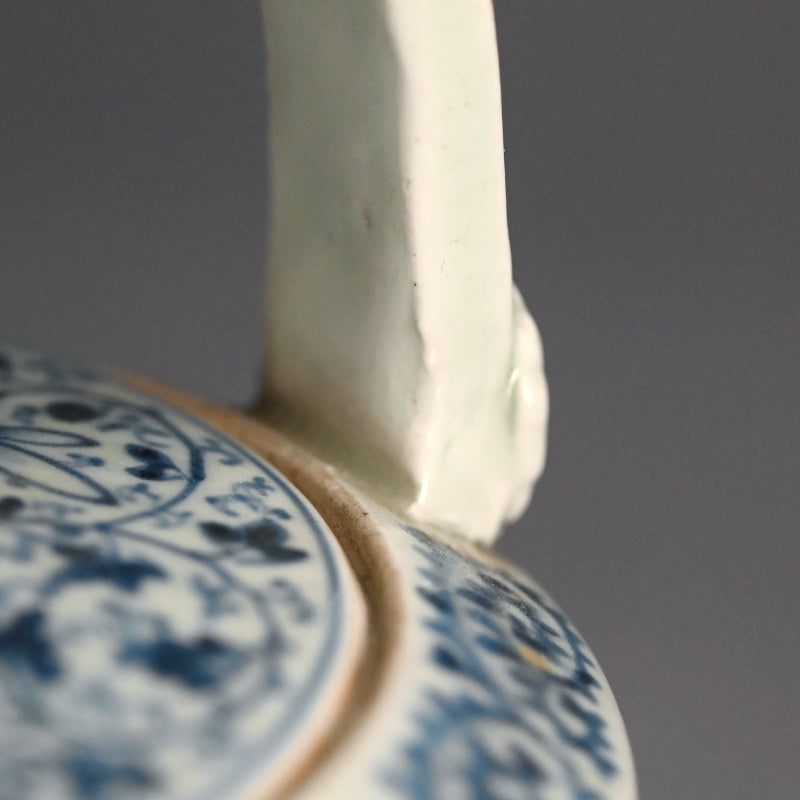 Antique Japanese Koimari Porcelain Choshi Sake Pot