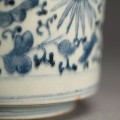 Antique Japanese Koimari Porcelain Choshi Sake Pot