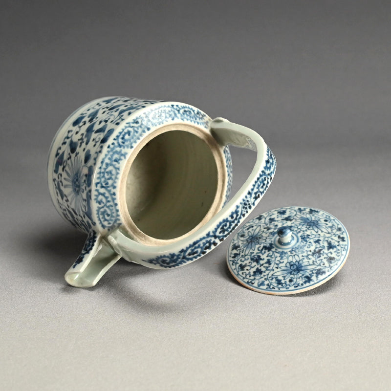 Antique Japanese Koimari Porcelain Choshi Sake Pot