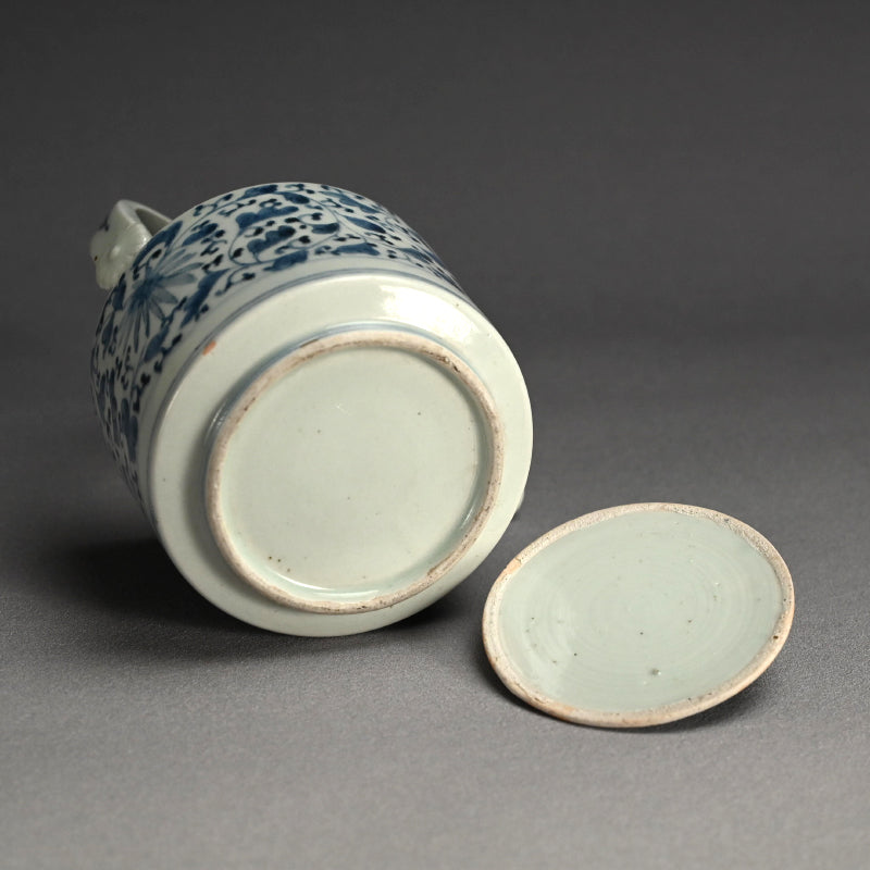 Antique Japanese Koimari Porcelain Choshi Sake Pot