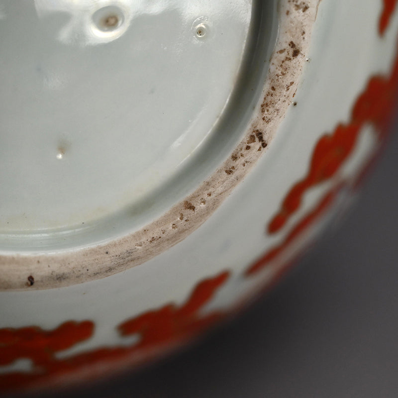 Large 18th c. Japanese Ko-Imari Porcelain Tokkuri Vase