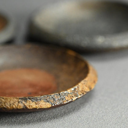 Bizen Yohen 6 pc. Plate Set ー森 敏彰 “備前 皿”