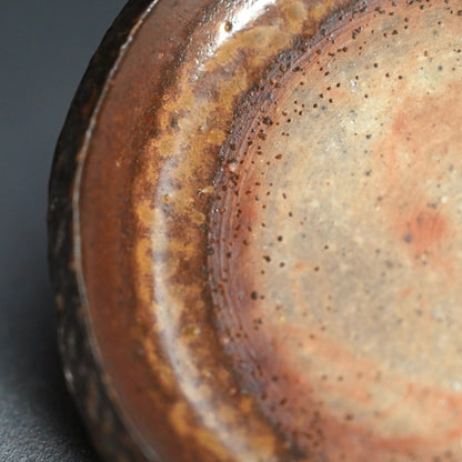 6 pc. Bizen Yohen Plate Set ー森 敏彰 “備前 皿”