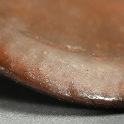 6 pc. Bizen Yohen Plate Set ー森 敏彰 “備前 皿”