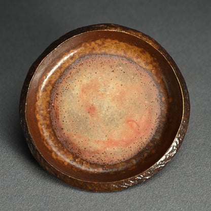 6 pc. Bizen Yohen Plate Set ー森 敏彰 “備前 皿”