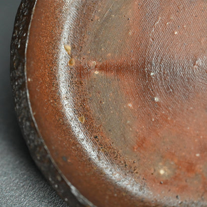 6 pc. Bizen Yohen Plate Set ー森 敏彰 “備前 皿”