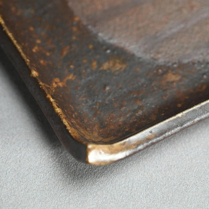 Masterpiece Bizen Slab Platter ー森宝山窯 “備前 皿”