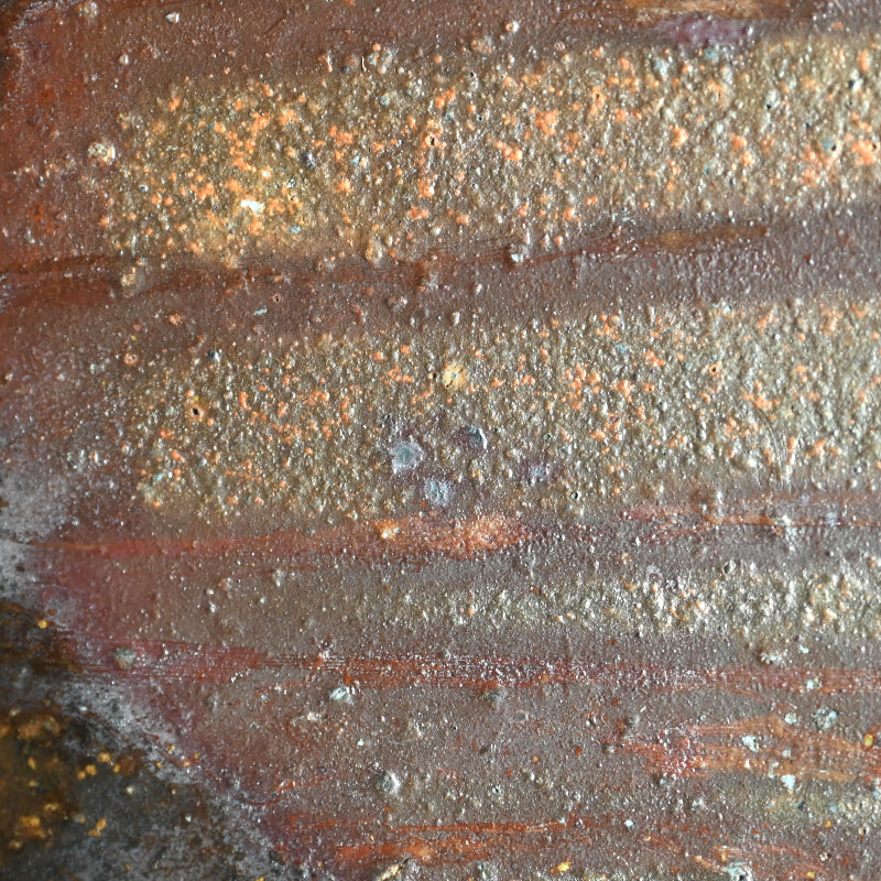 Masterpiece Bizen Slab Platter ー森宝山窯 “備前 皿”