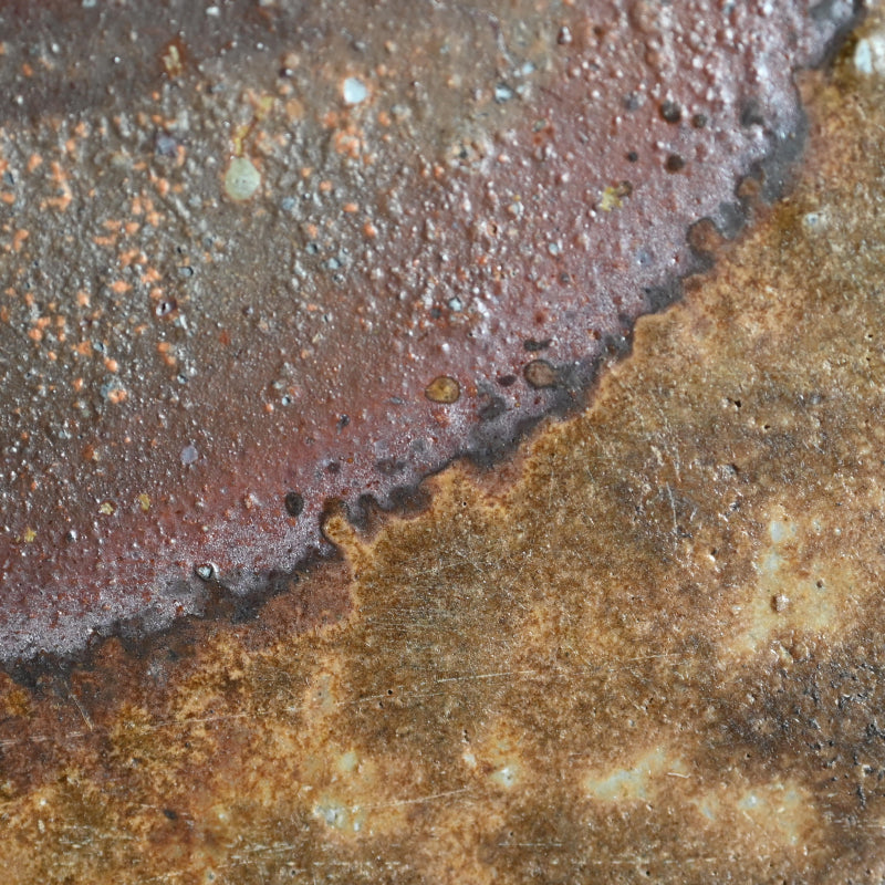 Masterpiece Bizen Slab Platter ー森宝山窯 “備前 皿”