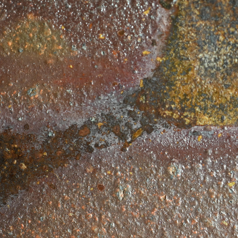 Masterpiece Bizen Slab Platter ー森宝山窯 “備前 皿” – Kura Monzen