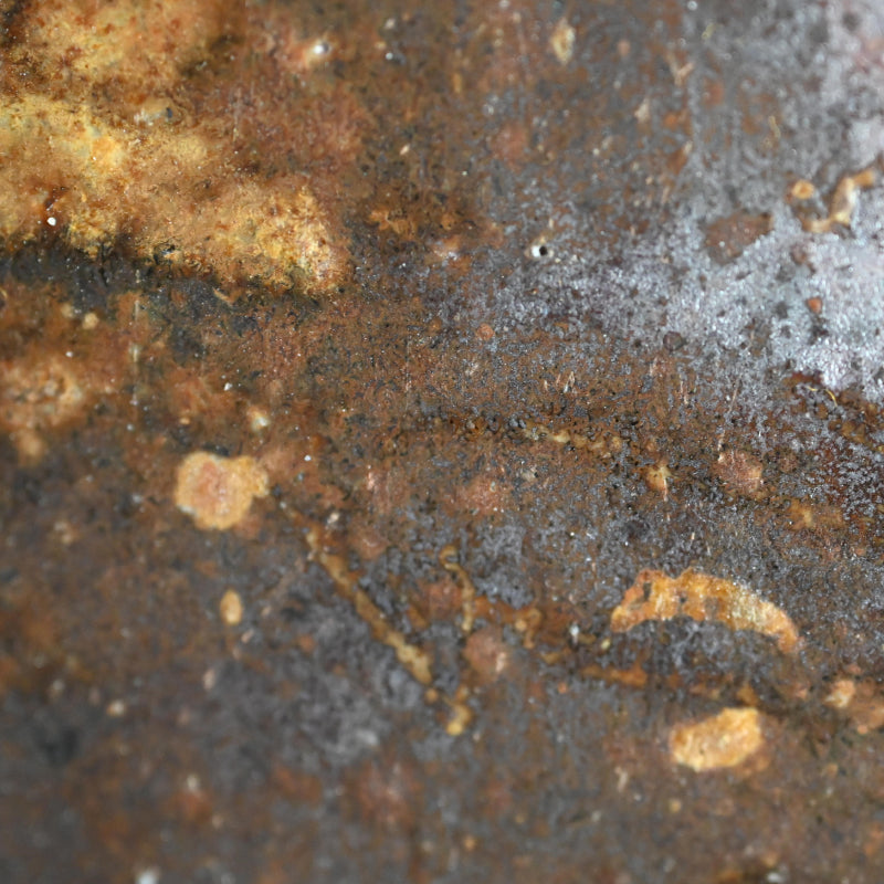Masterpiece Bizen Slab Platter ー森宝山窯 “備前 皿” – Kura Monzen