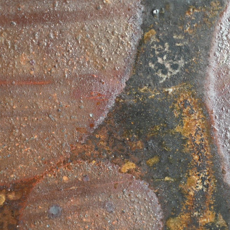 Masterpiece Bizen Slab Platter ー森宝山窯 “備前 皿”